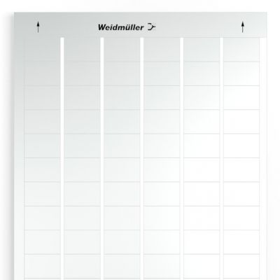 WEIDMULLER LM MT300 30/20 SI Oznaczenie urządzenia, samoprzylepny, 30 mm, poliester, bez PVC, srebrny 1724160001 /10szt./ (1724160001)